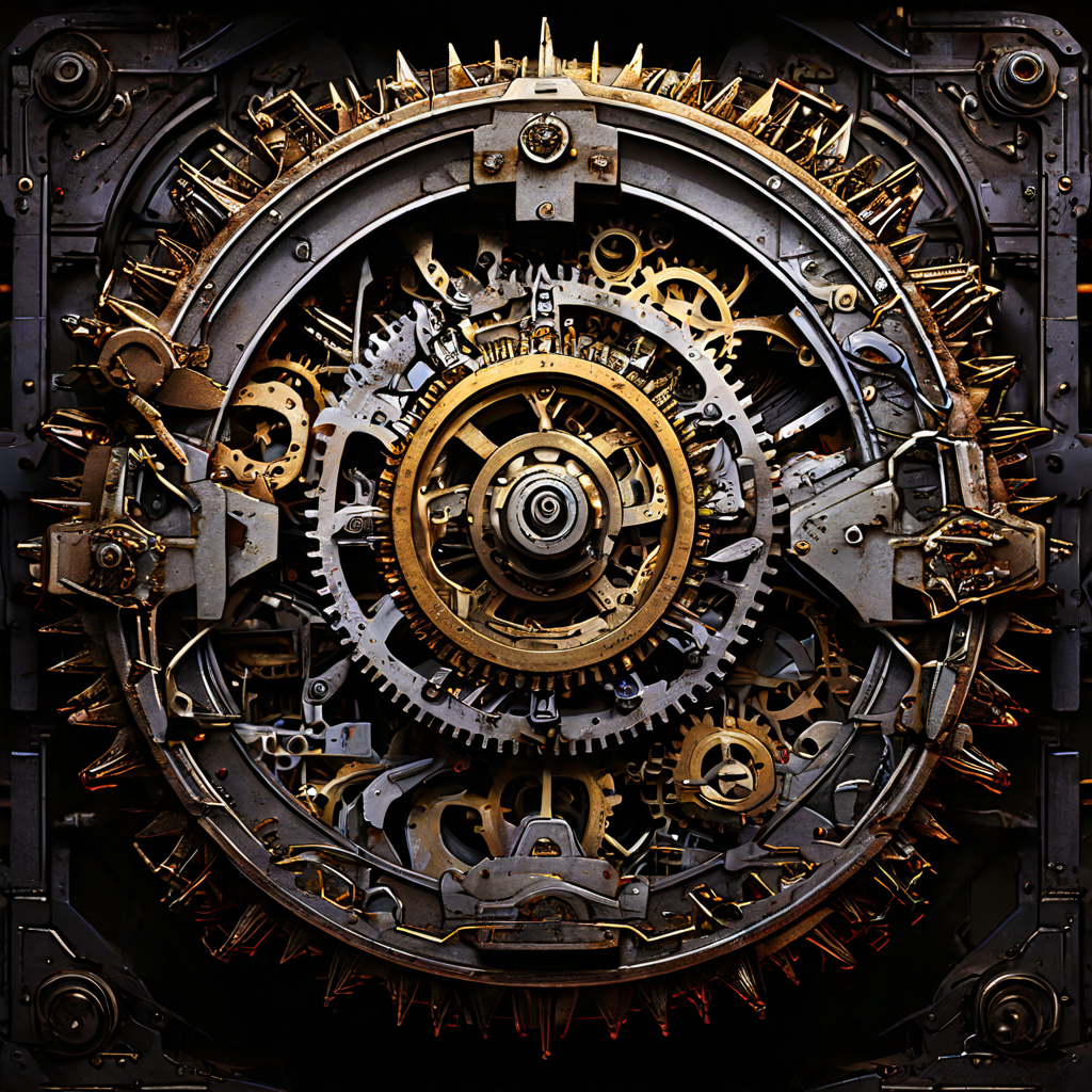 단일 주식의 급등락이 상호 연결된 금융 시스템 전체에 균열과 위기를 전파하는 복잡한 금융 시장의 취약성을 상징적으로 묘사한 이미지입니다.