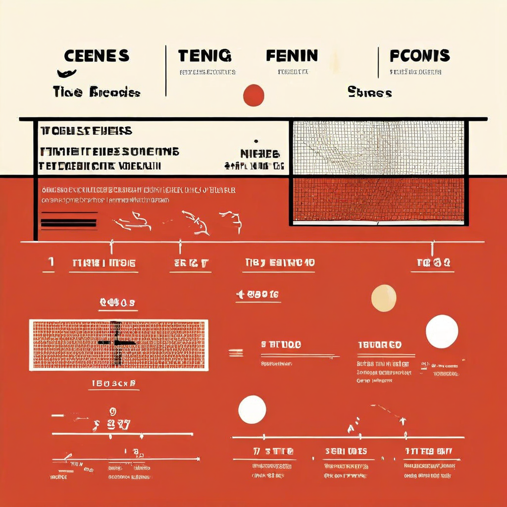 테니스 경기에서 포기승 규정을 설명하는 다이어그램으로, 심판의 포기승 결정과 최종 스코어보드가 표시되어 있습니다.