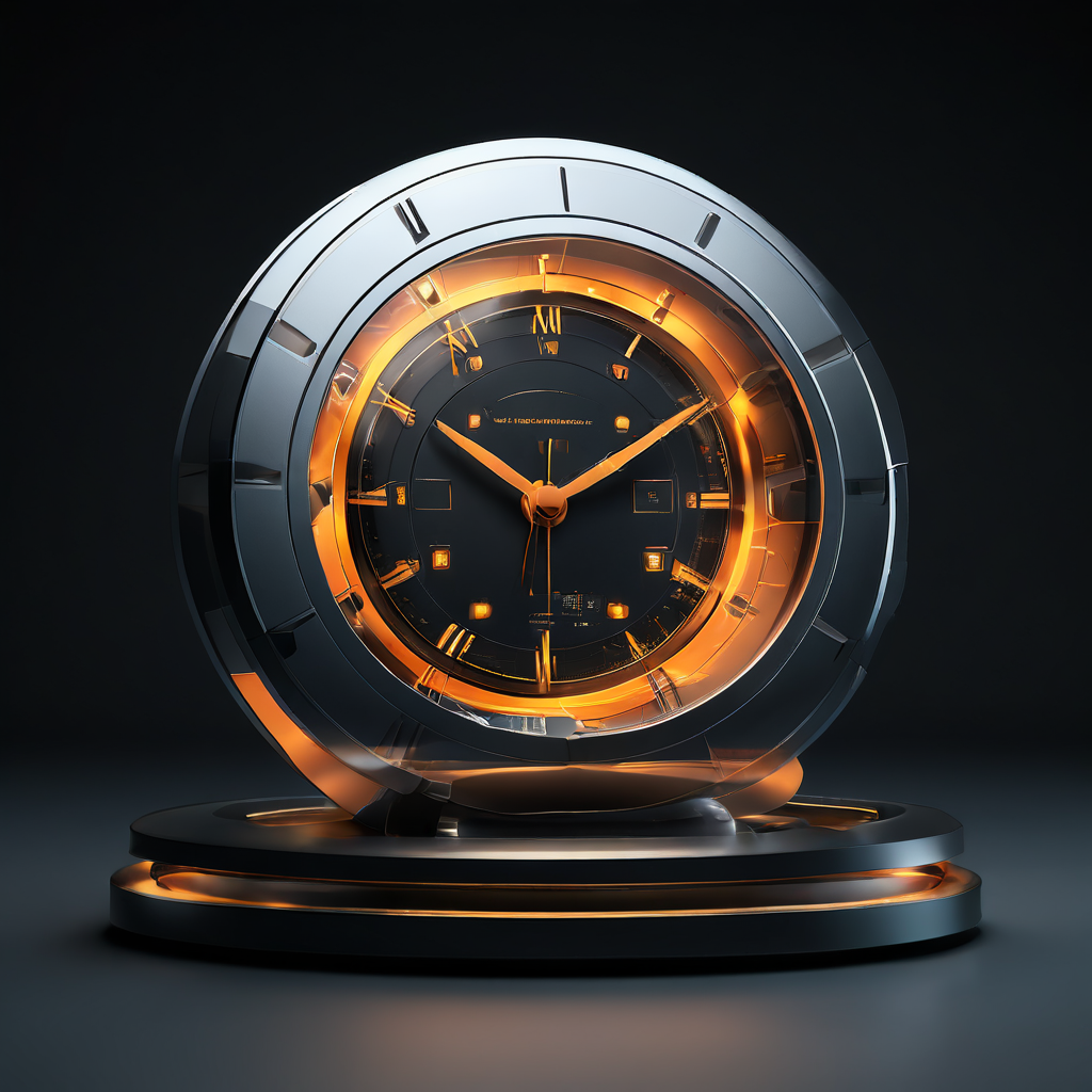Abstract digital platform depicting a blind level countdown timer as a core table rule, with layered interface glow and secure...