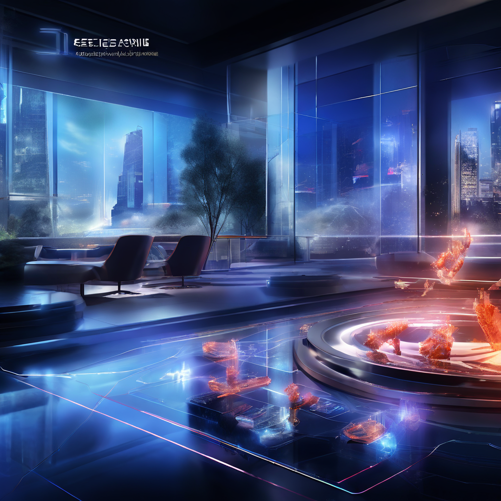 Futuristic digital interface showing abstract Baccarat streak monitoring in the lobby with layered glow, data paths, and secure...