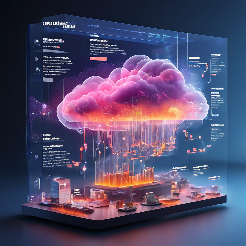 Abstract digital platform layers showing delayed data flow between cloud infrastructure and an online sorting interface.