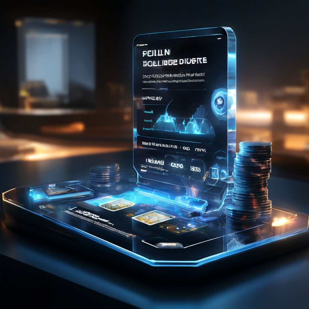 Futuristic digital interface displaying player count data with glowing network lines and layered holographic panels.